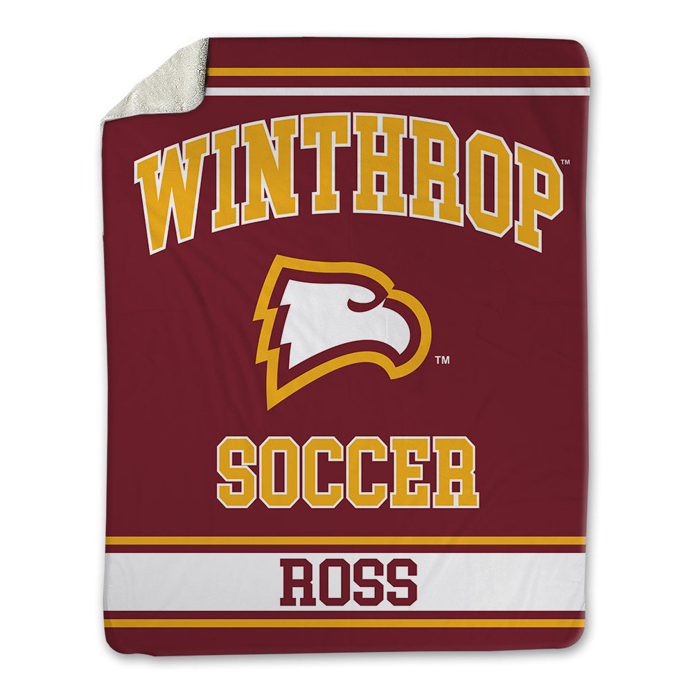 Winthrop - NCAA Women's Soccer : Ashley Ross - Blanket-0