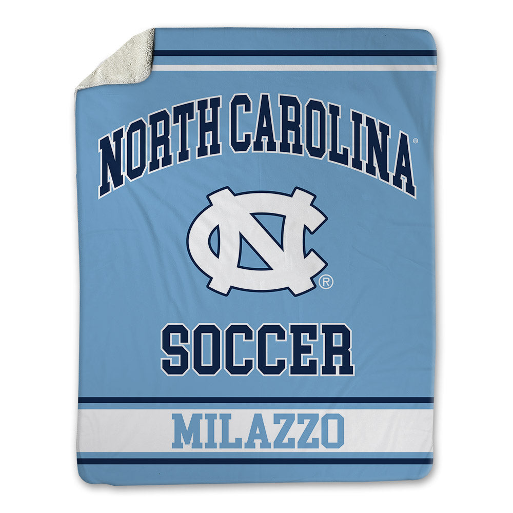 UNC - NCAA Men's Soccer : Cristian Milazzo - Blanket-0