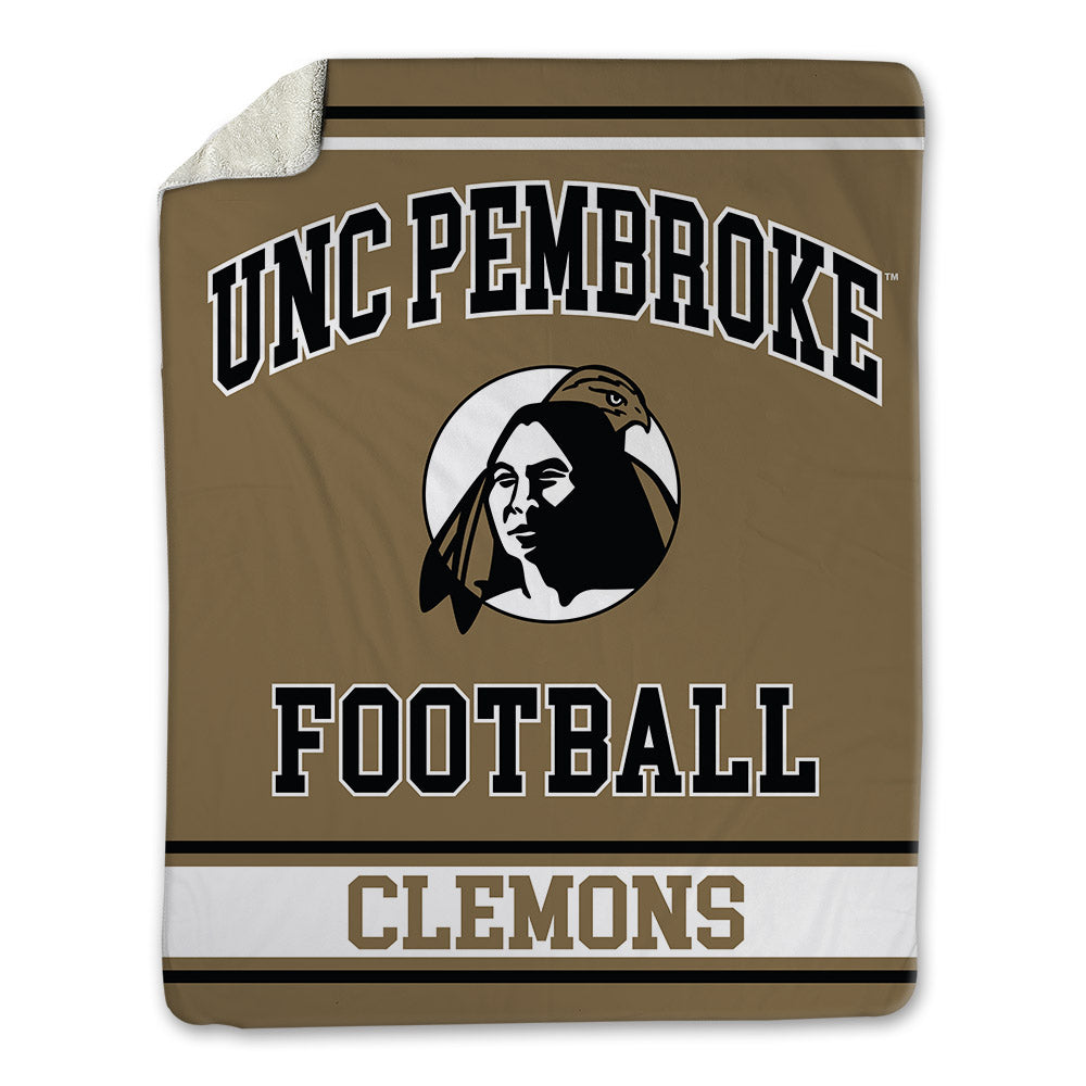 UNC Pembroke - NCAA Football : Jahari Clemons - Blanket-0