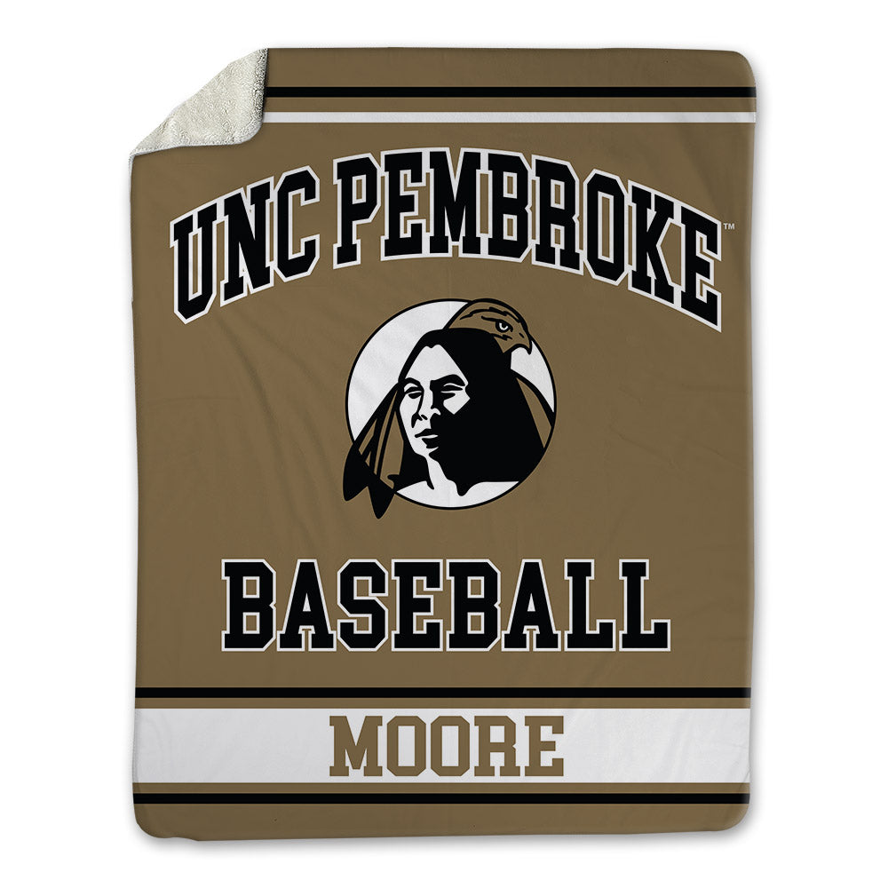 UNC Pembroke - NCAA Baseball : Seth Moore - Blanket-0