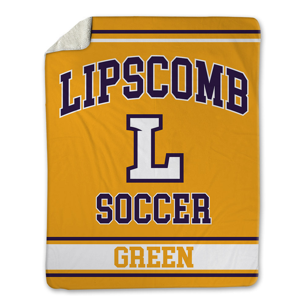 Lipscomb - NCAA Men's Soccer : Josiah Green - Blanket-0