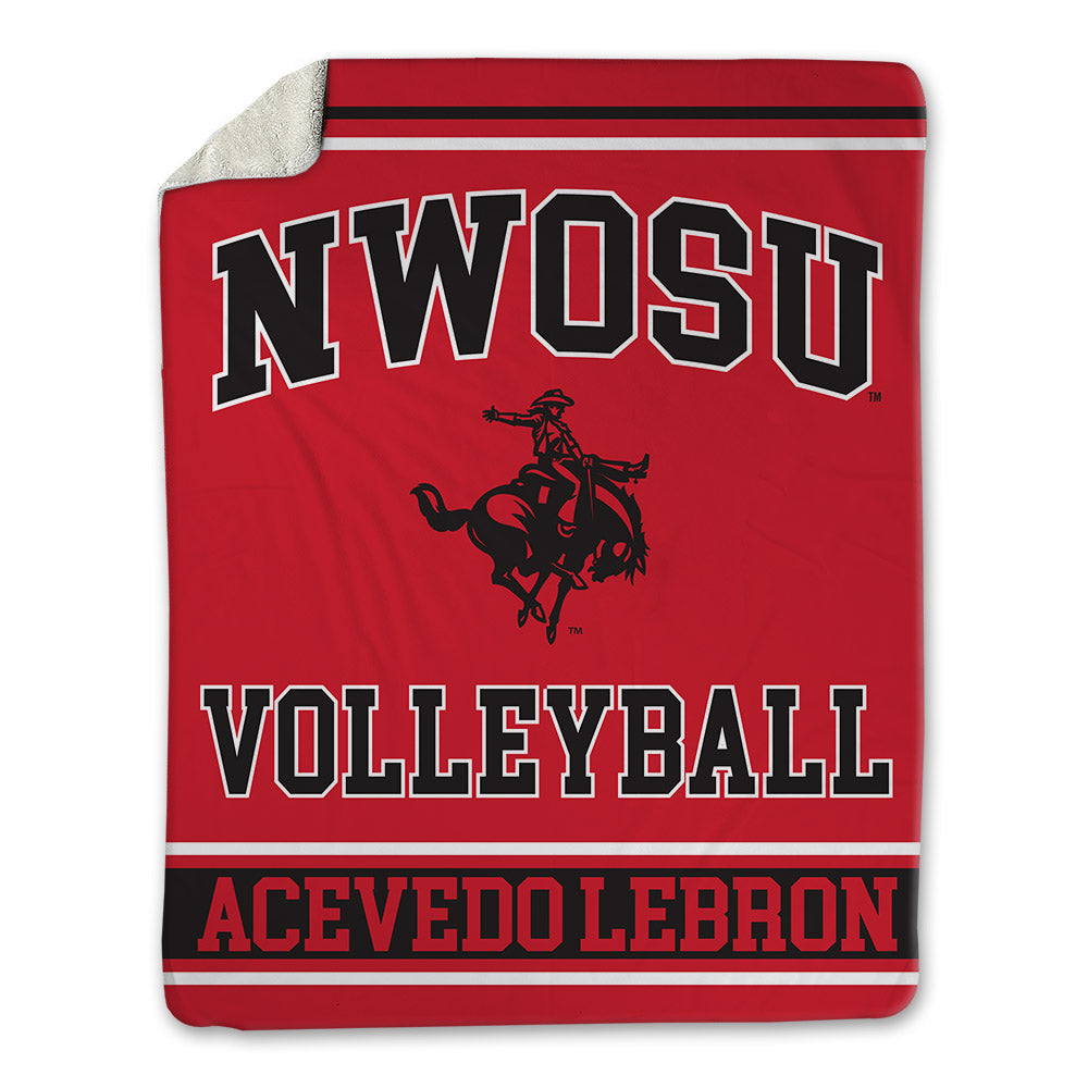NWOSU - NCAA Women's Volleyball : Jesselix Acevedo Lebron - Blanket-0