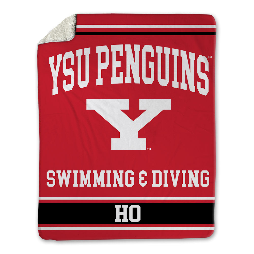Youngstown State - NCAA Women's Swimming & Diving : HUNG-YI Ho - Blanket-0