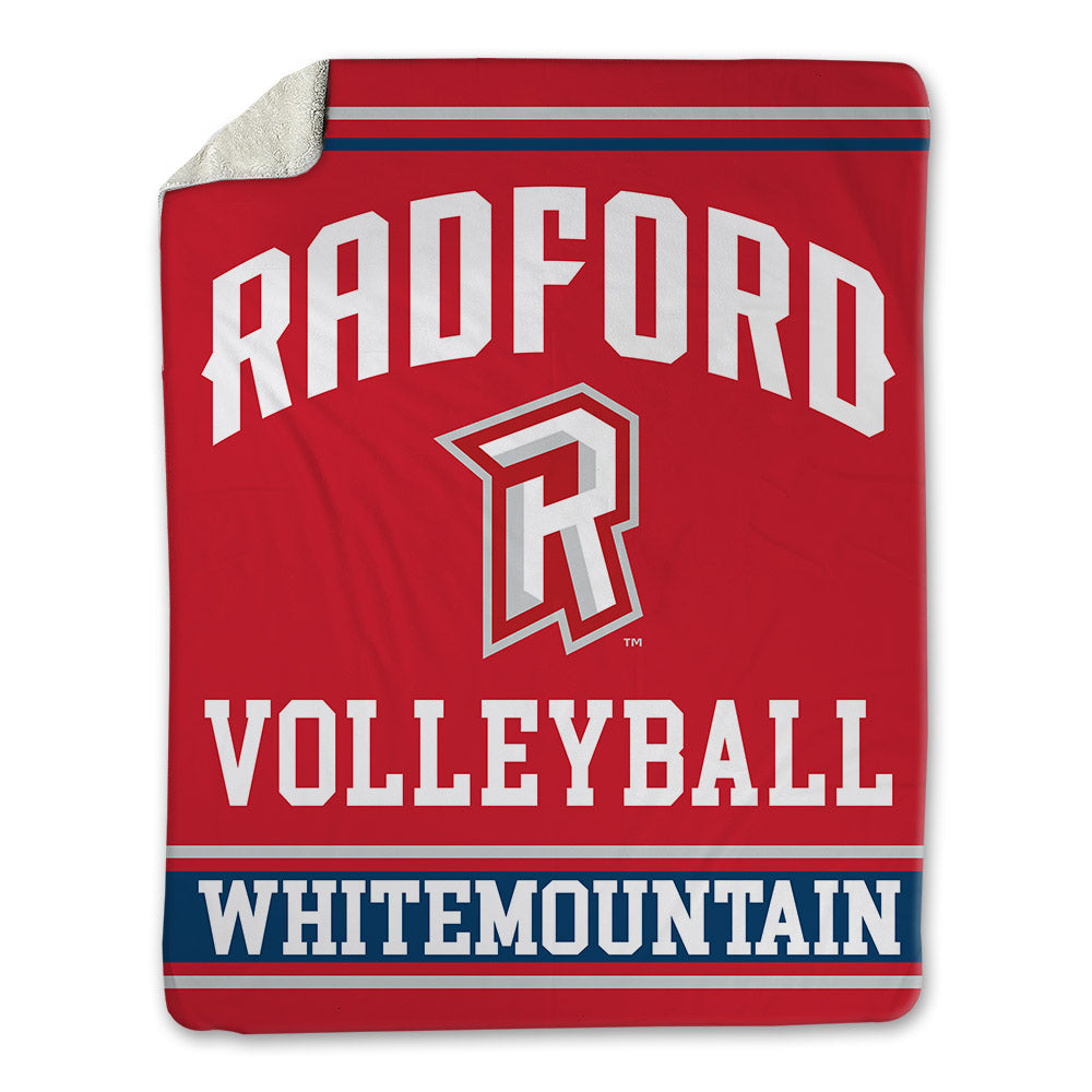 Radford - NCAA Women's Volleyball : Rose Whitemountain - Blanket-0