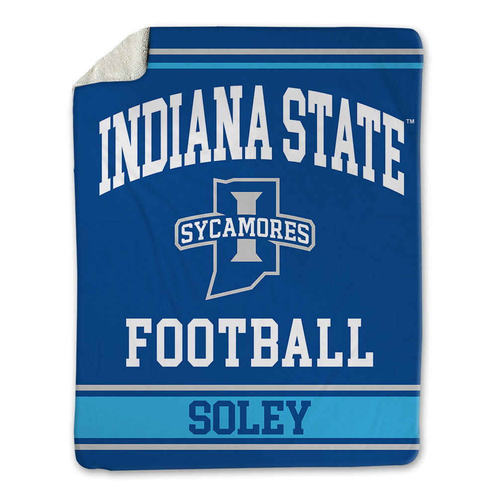 Indiana State - NCAA Football : Jacob Soley - Blanket-0