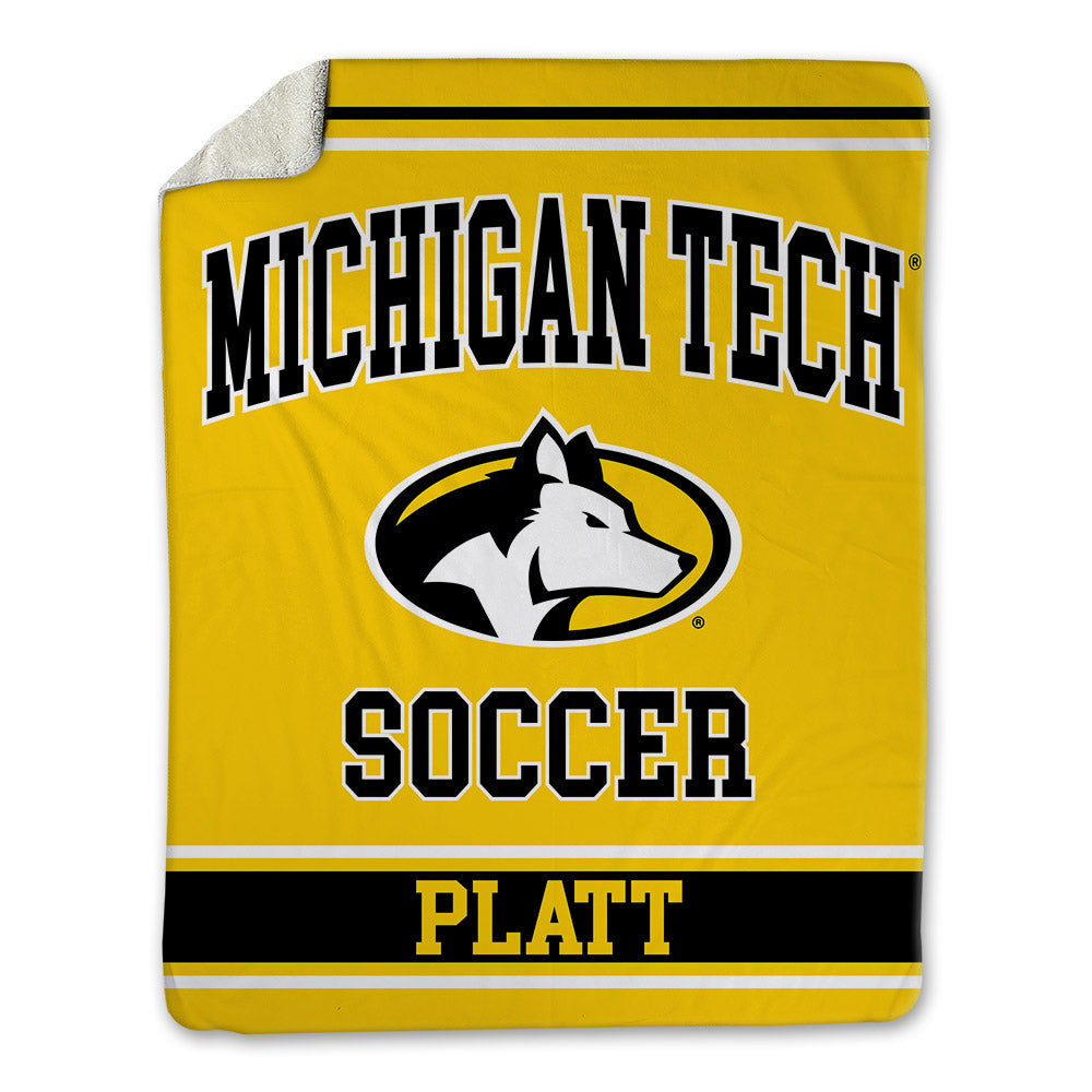 Michigan Tech - NCAA Women's Soccer : Kivrin Platt - Blanket-0