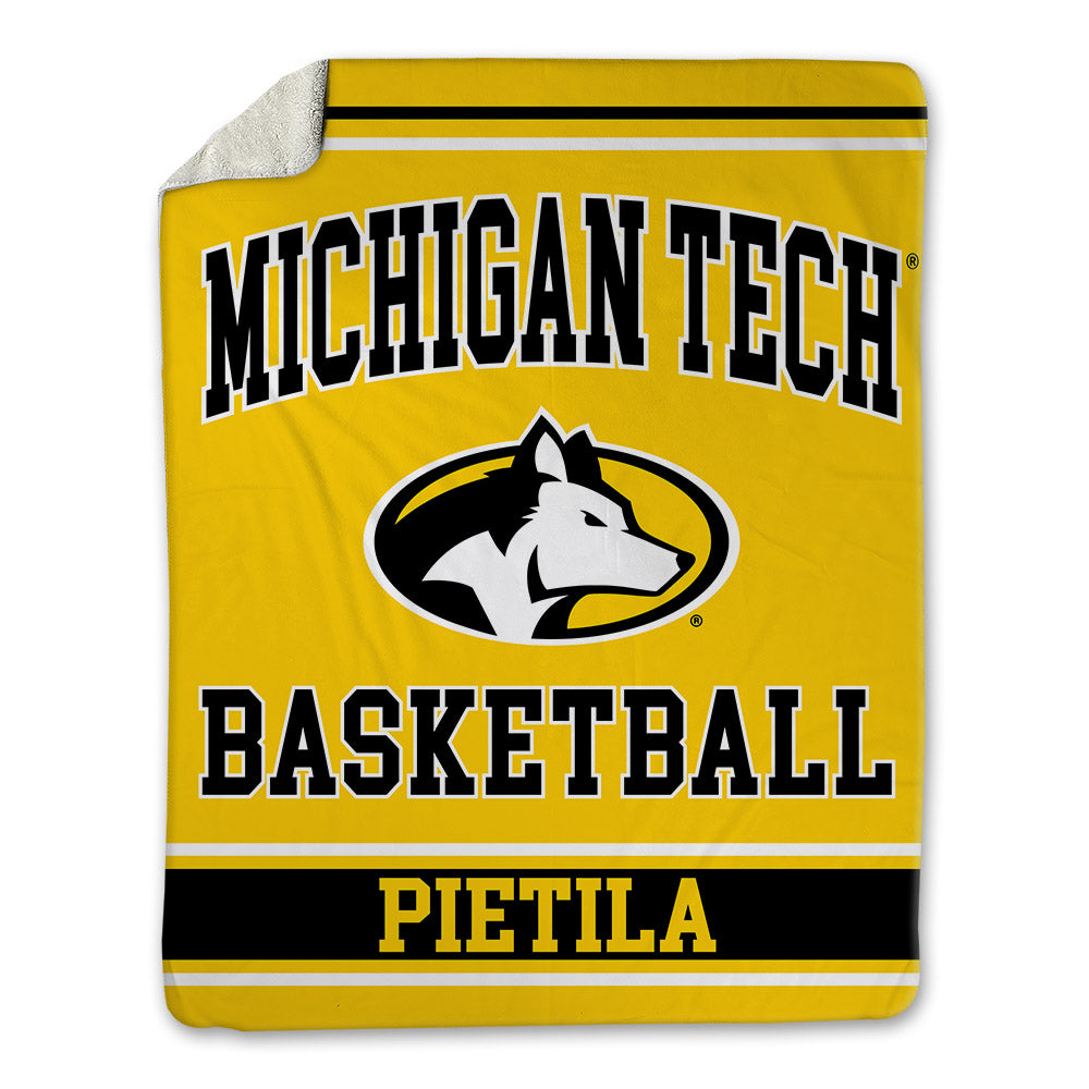 Michigan Tech - NCAA Women's Basketball : Abbie Pietila - Blanket-0