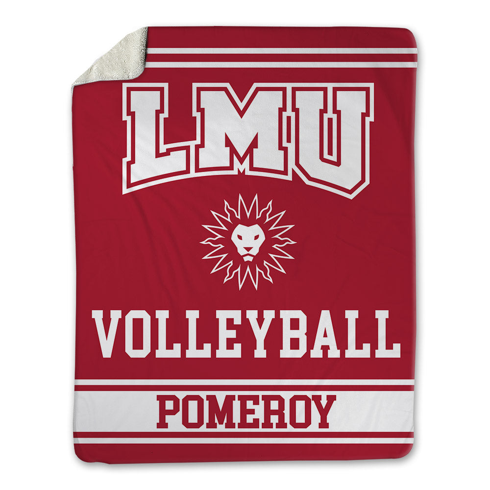 LMU - NCAA Women's Volleyball : Camille Pomeroy - Blanket-0