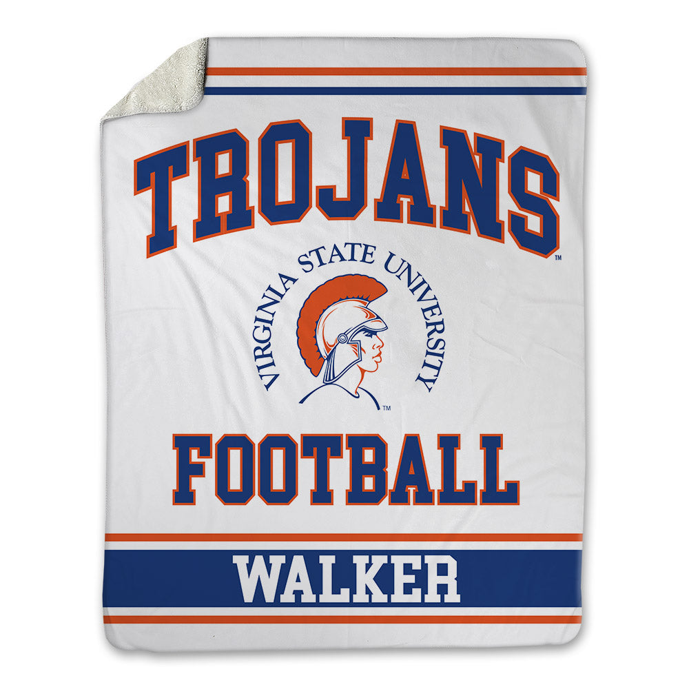 Virginia State - NCAA Football : Noel Walker - Blanket-0