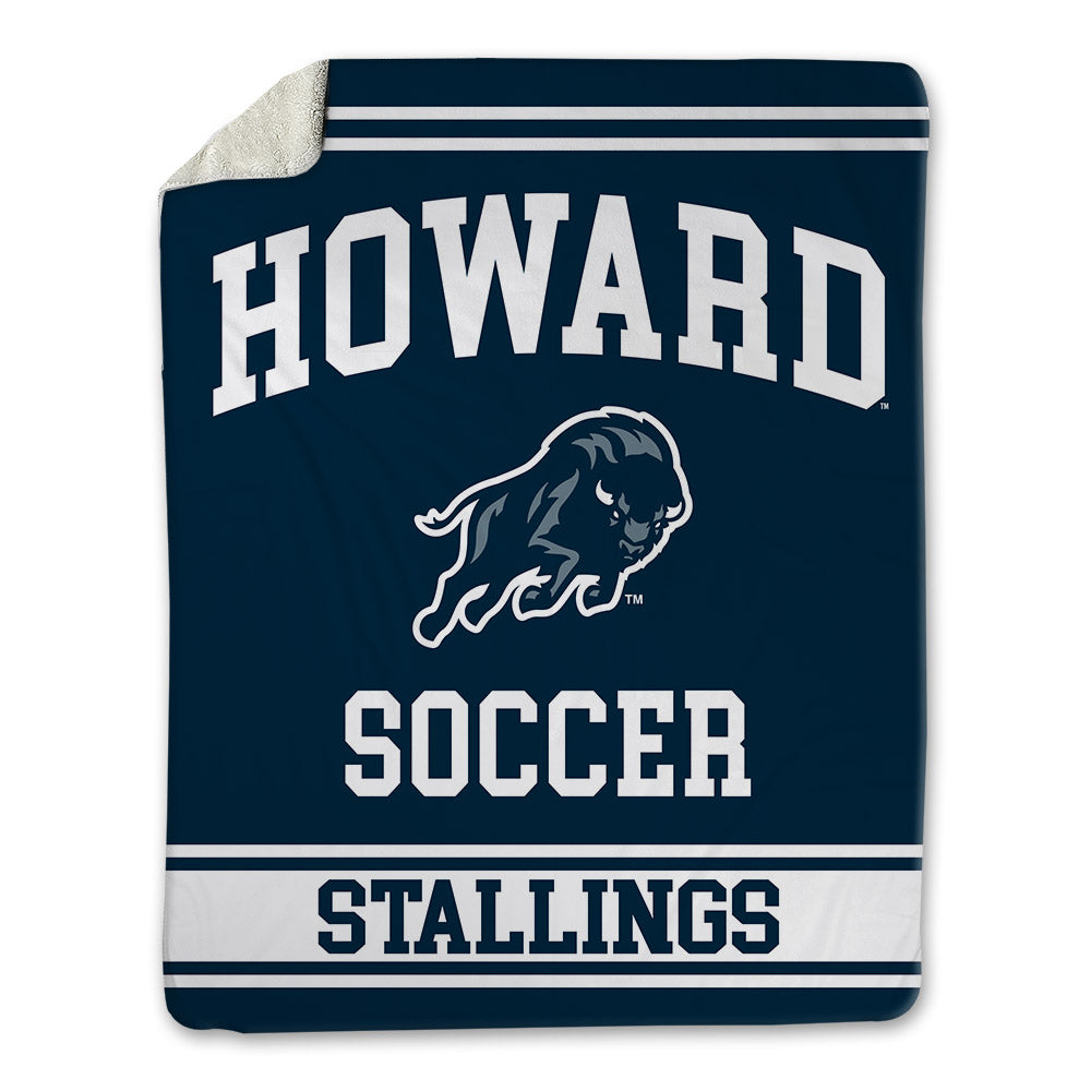 Howard - NCAA Men's Soccer : Roman Stallings - Blanket-0