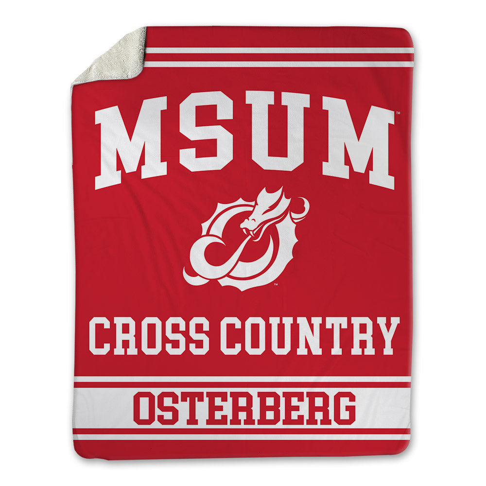 MSUM - NCAA Men's Cross Country : Caleb Osterberg - Blanket-0