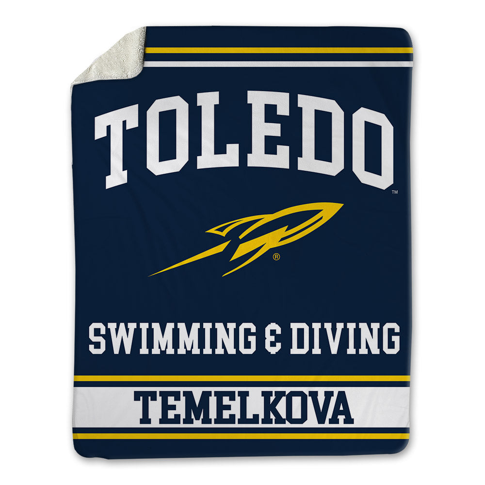 Toledo - NCAA Women's Swimming & Diving : Tiana Temelkova - Blanket-0