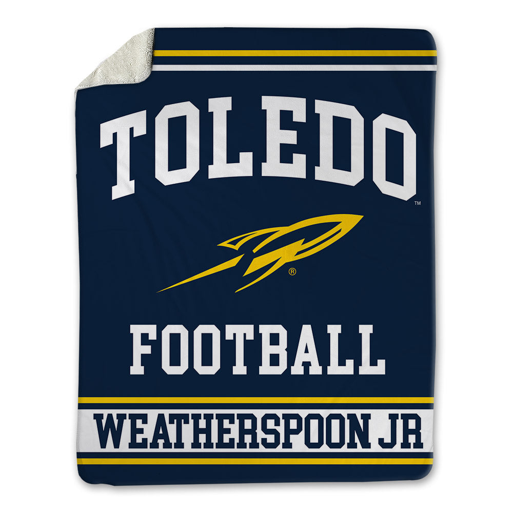 Toledo - NCAA Football : Bryant Weatherspoon jr - Blanket-0