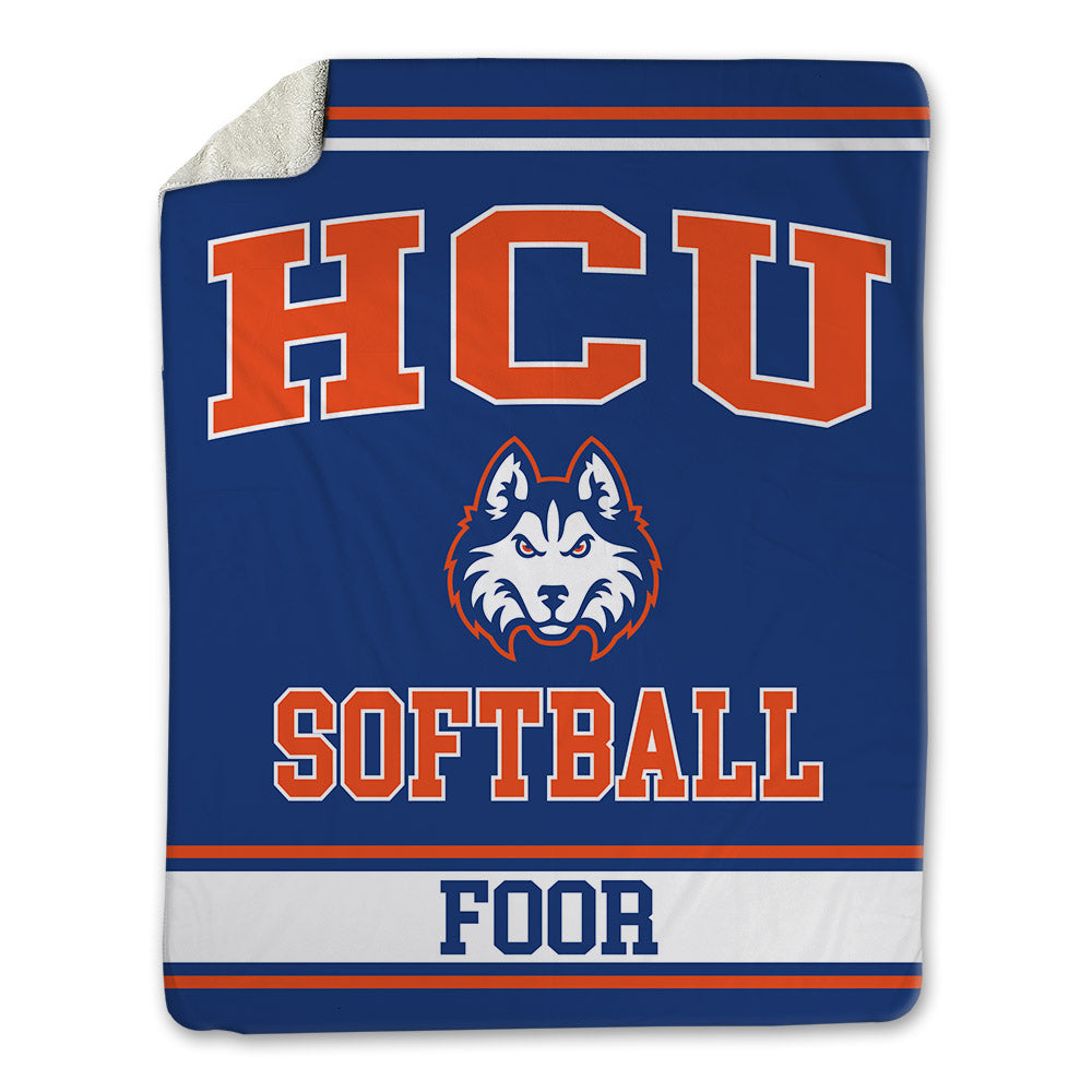 HCU - NCAA Softball : Jaycee Foor - Blanket-0