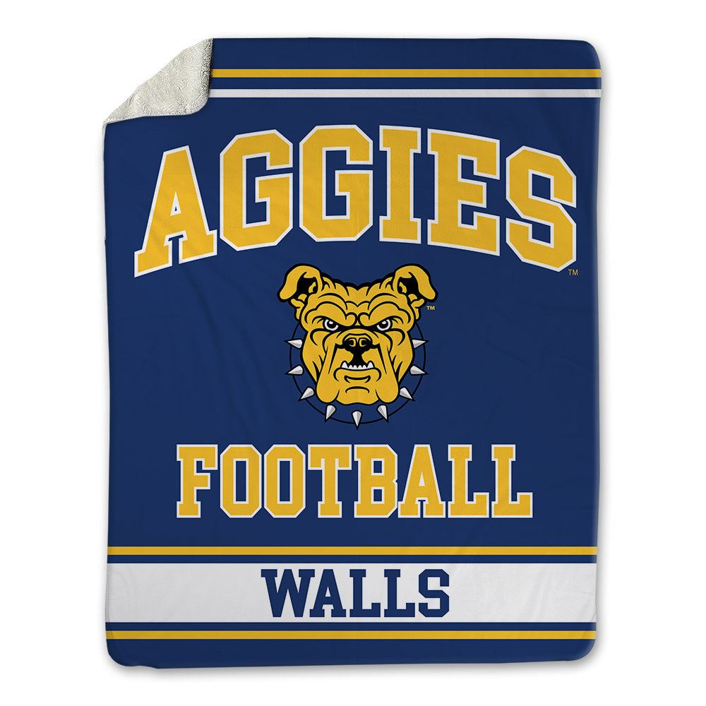 North Carolina A&T - NCAA Football : Jy Walls - Blanket-0