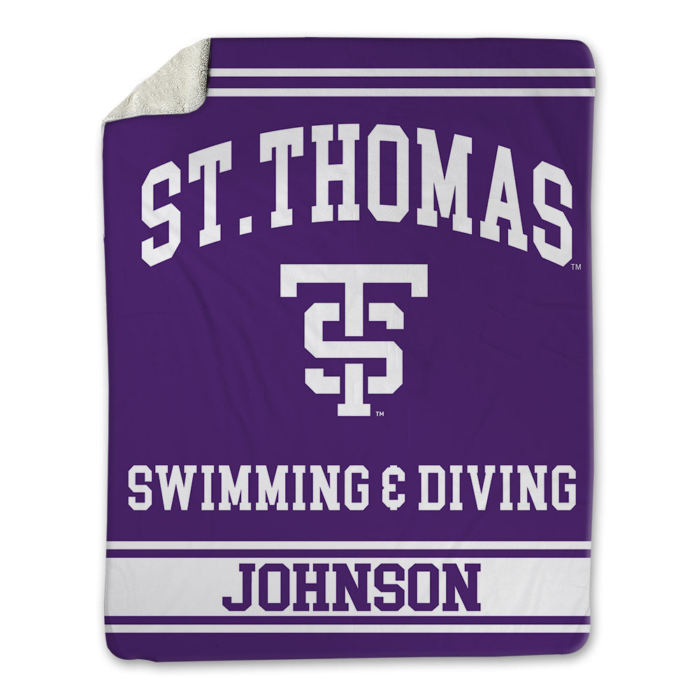 UST - NCAA Men's Swimming & Diving : Cole Johnson - Blanket-0