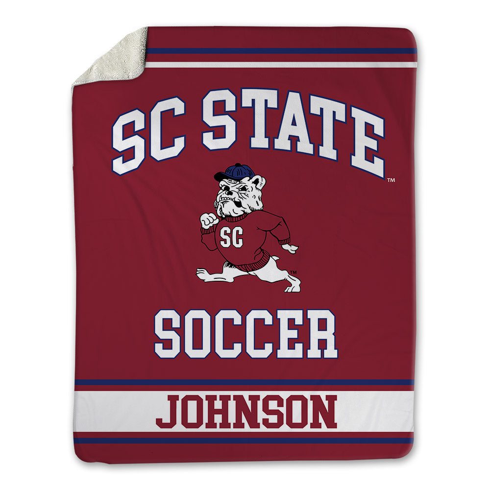SCSU - NCAA Women's Soccer : Kamora Johnson - Blanket-0