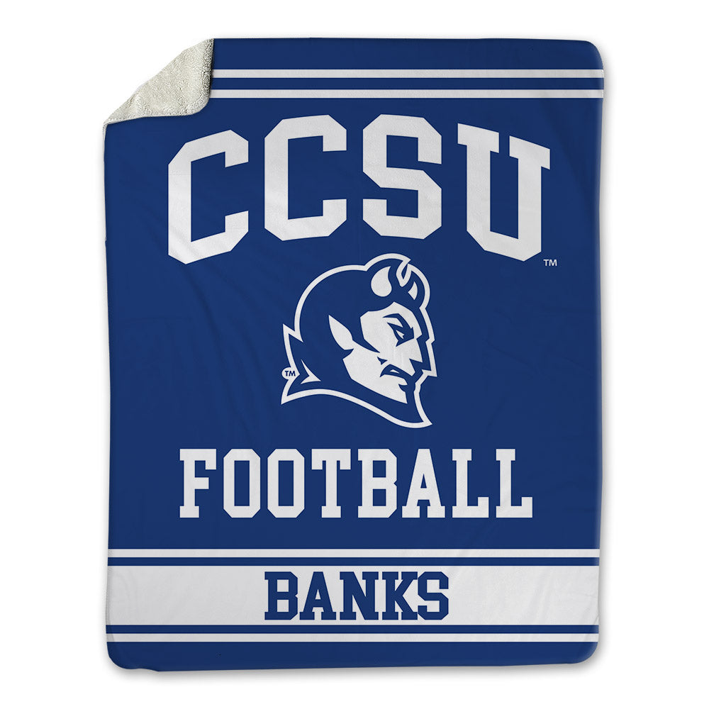 CCSU - NCAA Football : Carter Banks - Blanket-0