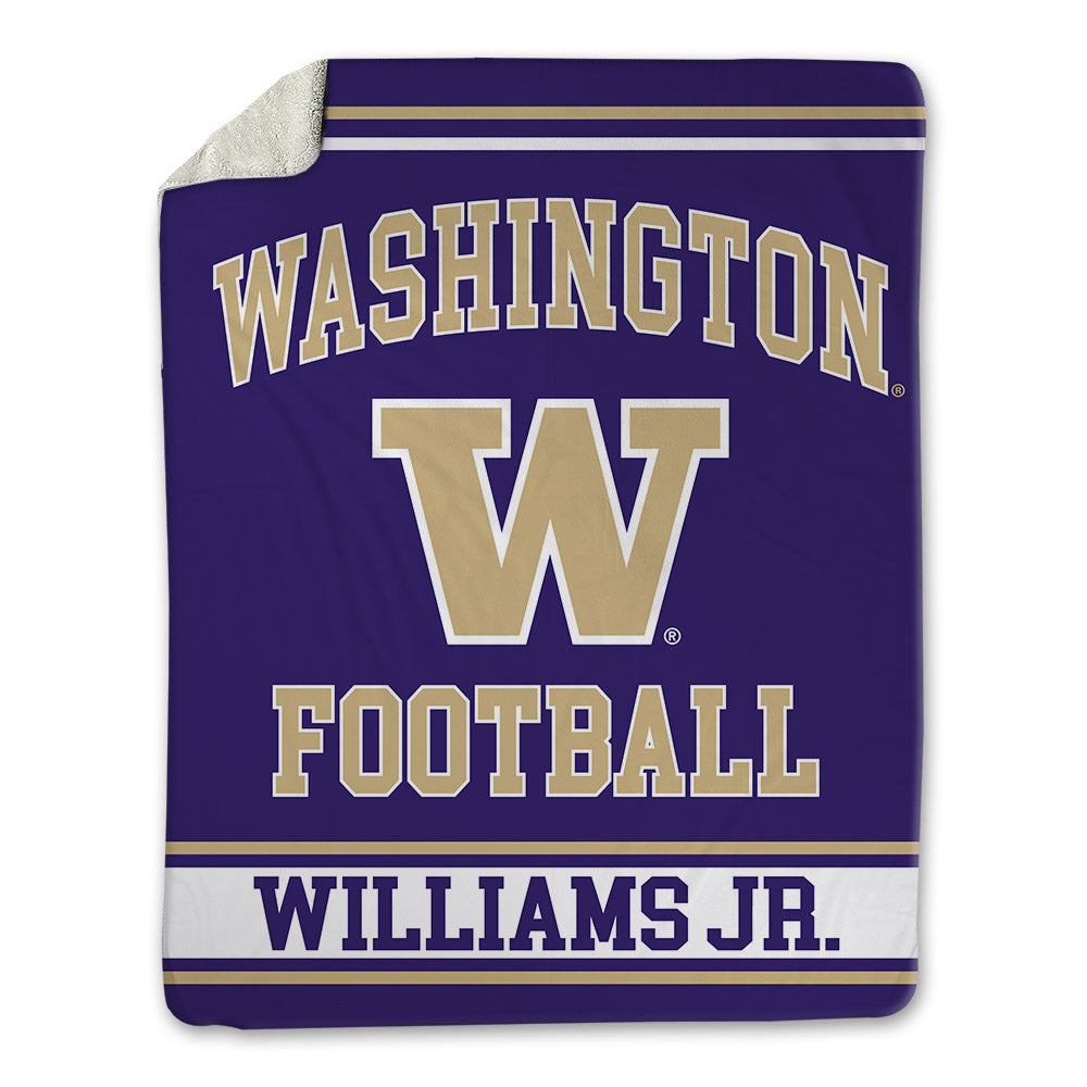 Washington - NCAA Football : Demond Williams Jr. - Blanket-0