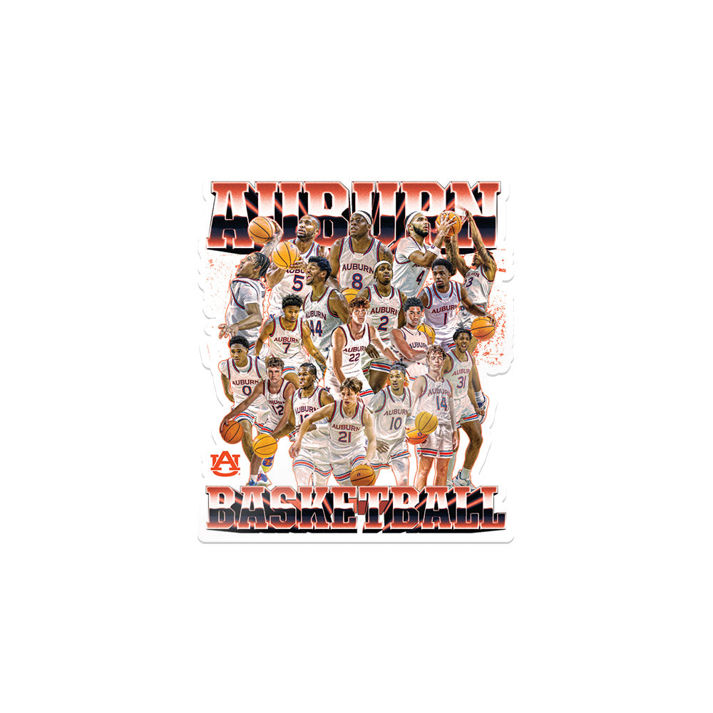 Auburn - NCAA Men's Basketball : - Team Collage Sticker-0