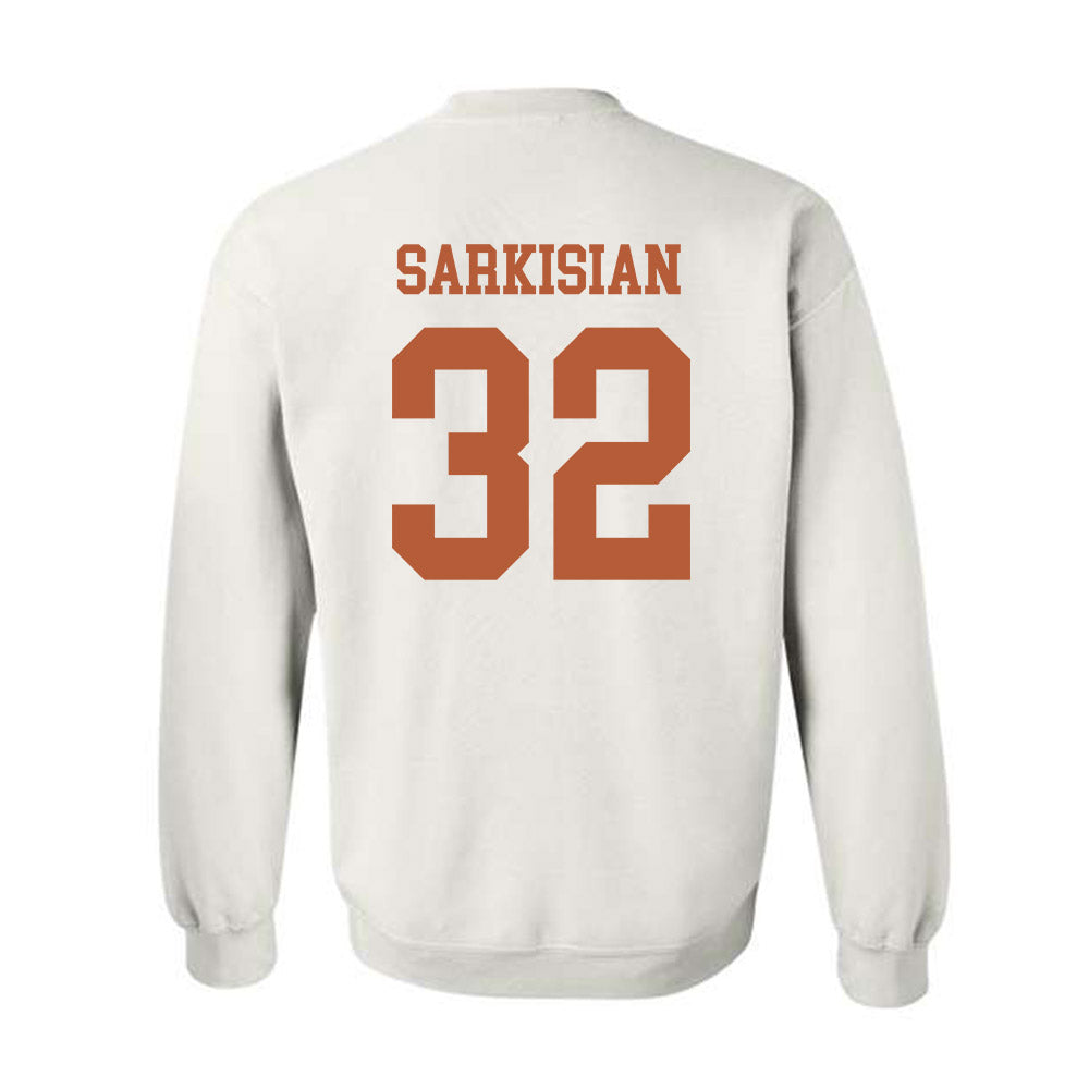 Texas - NCAA Football : Brady Sarkisian - Classic Shersey Crewneck Sweatshirt-1
