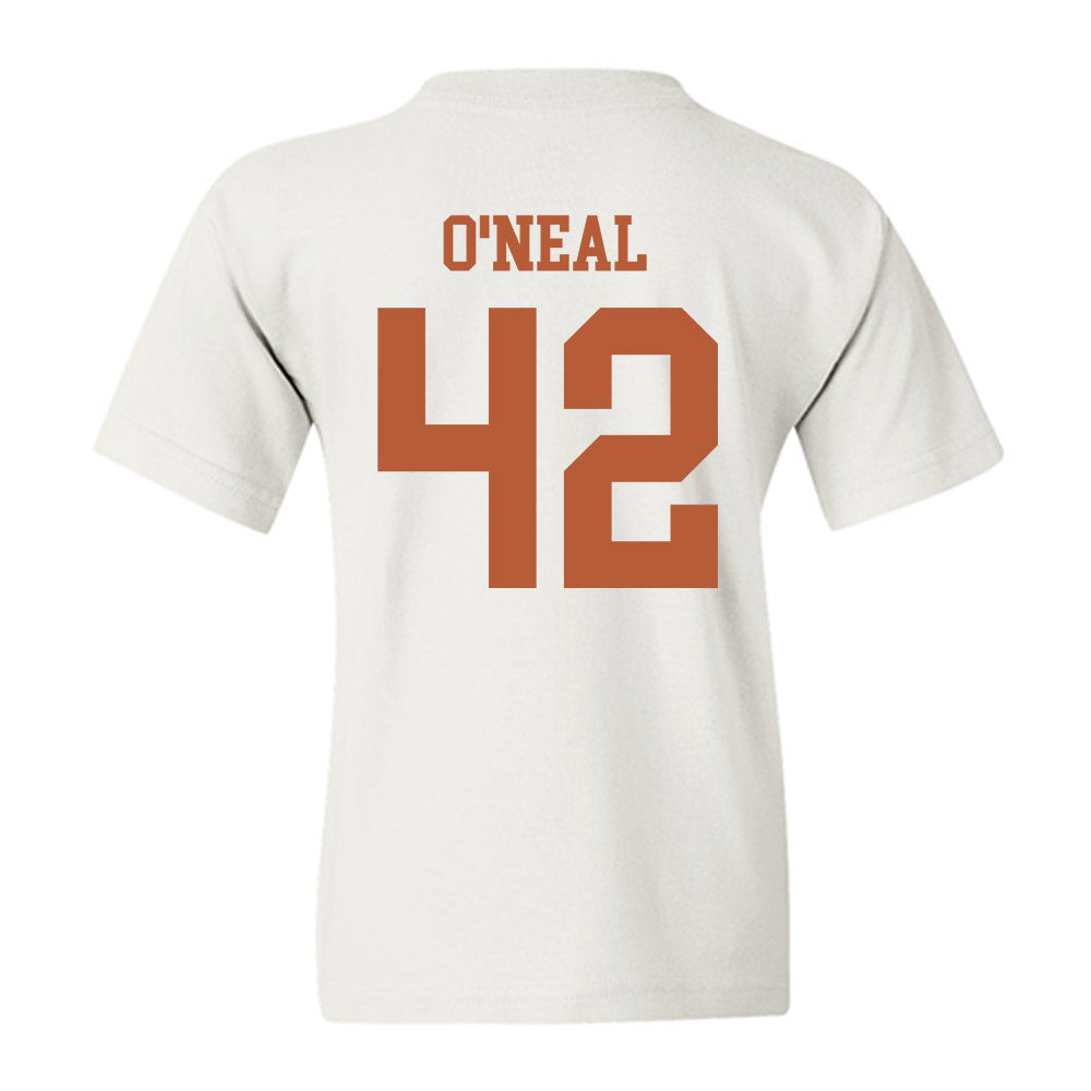 Texas - NCAA Football : Trott O'Neal - Classic Shersey Youth T-Shirt-1