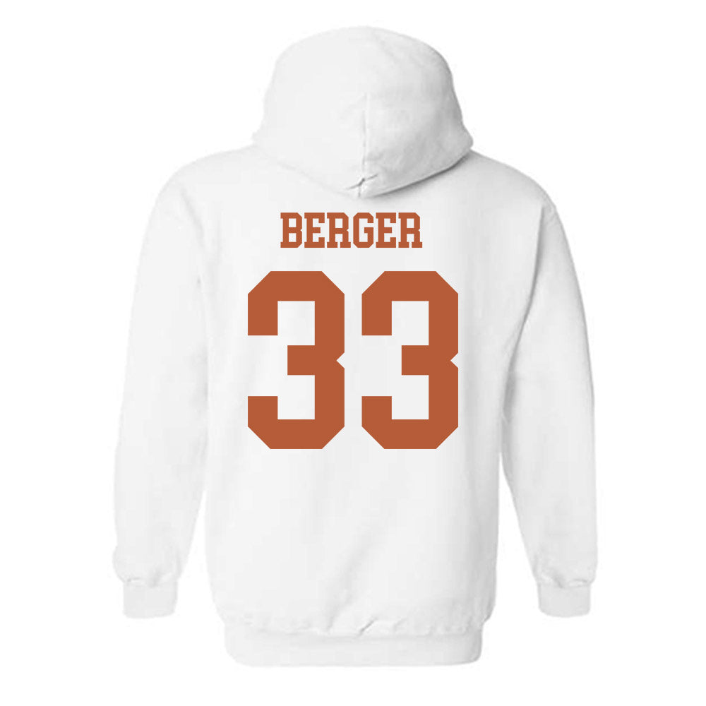 Texas - NCAA Football : Carson Berger - Classic Shersey Hooded Sweatshirt-1