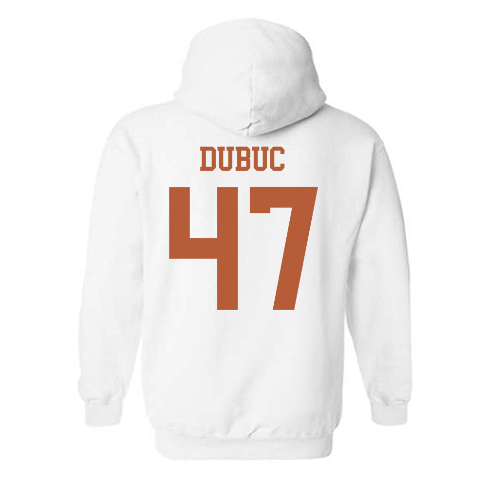 Texas - NCAA Football : Trey Dubuc - Classic Shersey Hooded Sweatshirt-1
