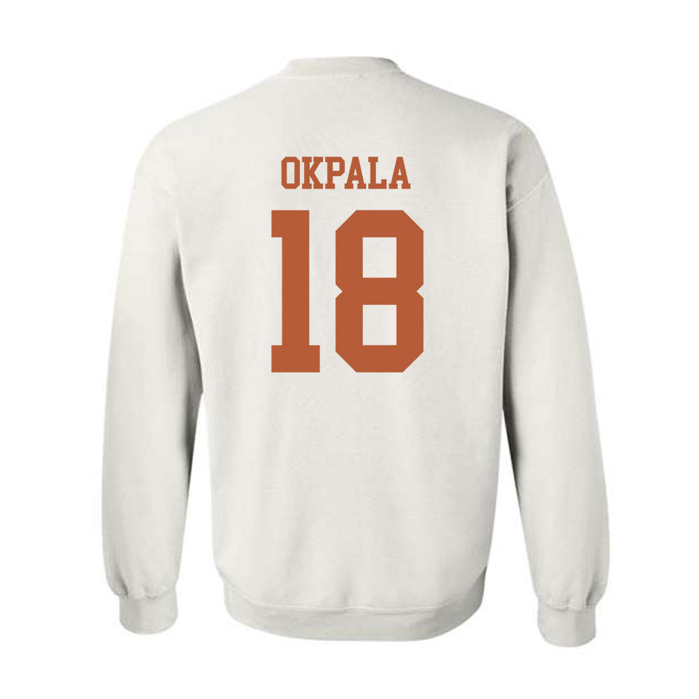 Texas - NCAA Football : Kosi Okpala - Classic Shersey Crewneck Sweatshirt-1