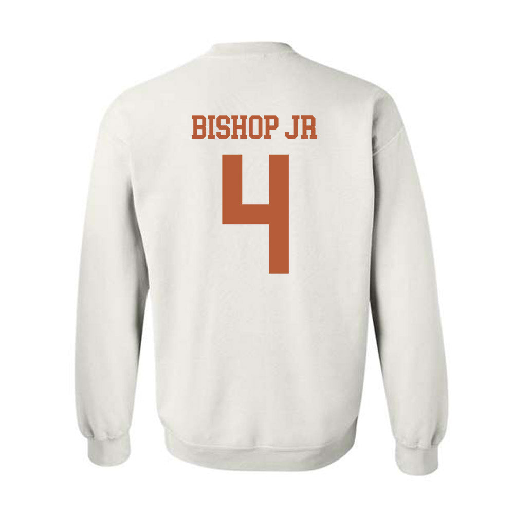 Texas - NCAA Football : Jermaine Bishop Jr - Classic Shersey Crewneck Sweatshirt-1