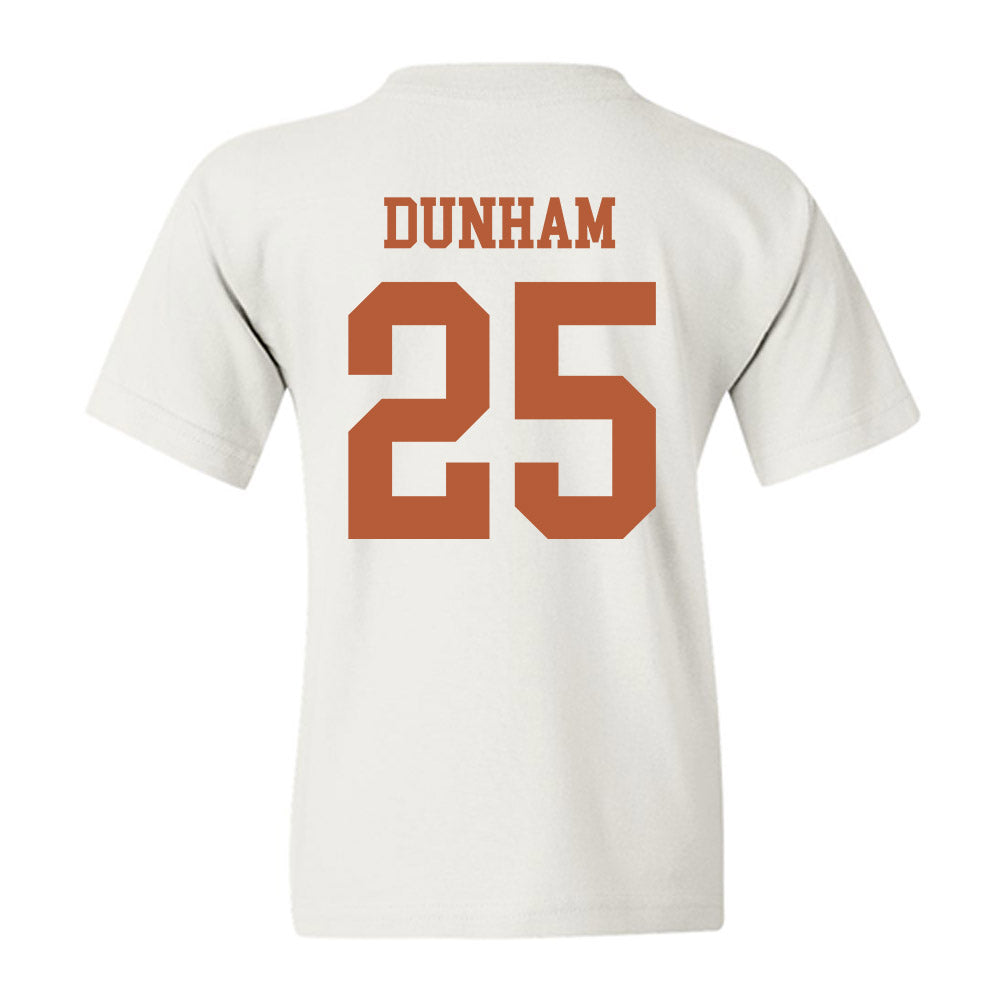 Texas - NCAA Football : Luke Dunham - Classic Shersey Youth T-Shirt-1