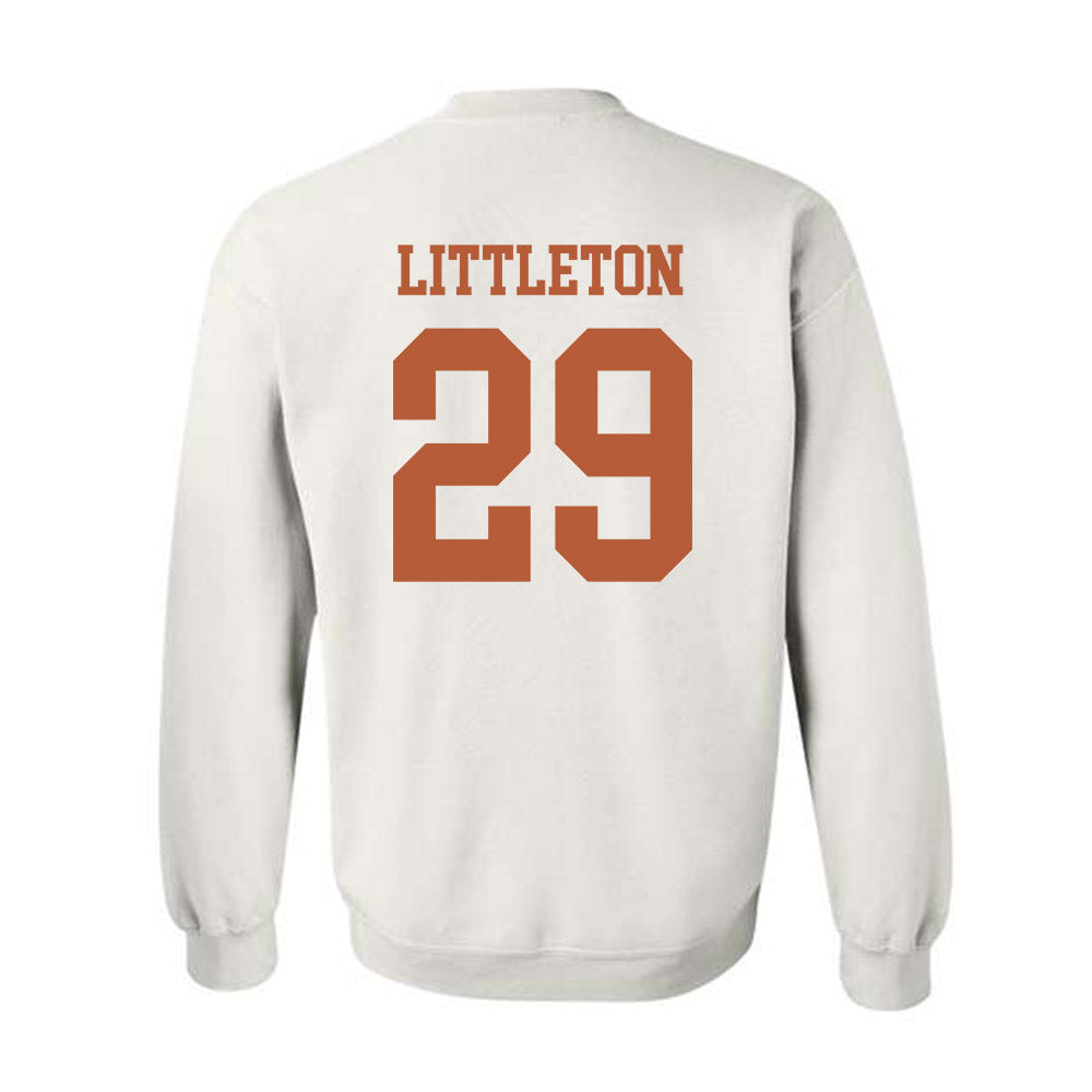 Texas - NCAA Football : Graceson Littleton - Classic Shersey Crewneck Sweatshirt-1
