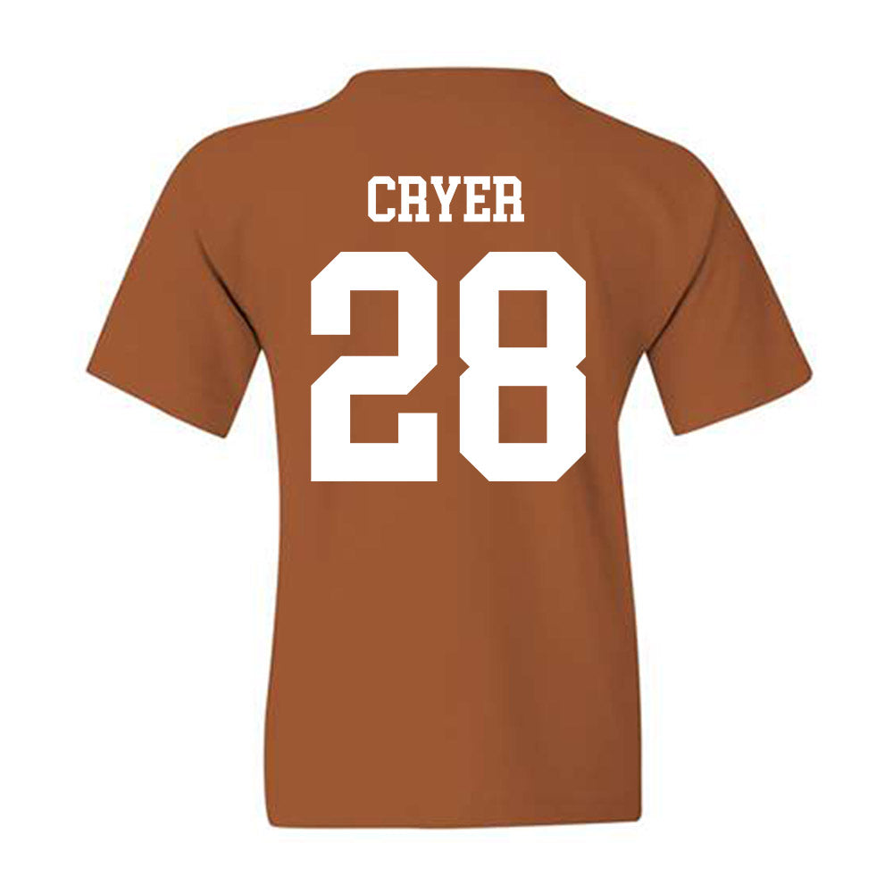 Texas - NCAA Football : Justin Cryer - Classic Shersey Youth T-Shirt-1