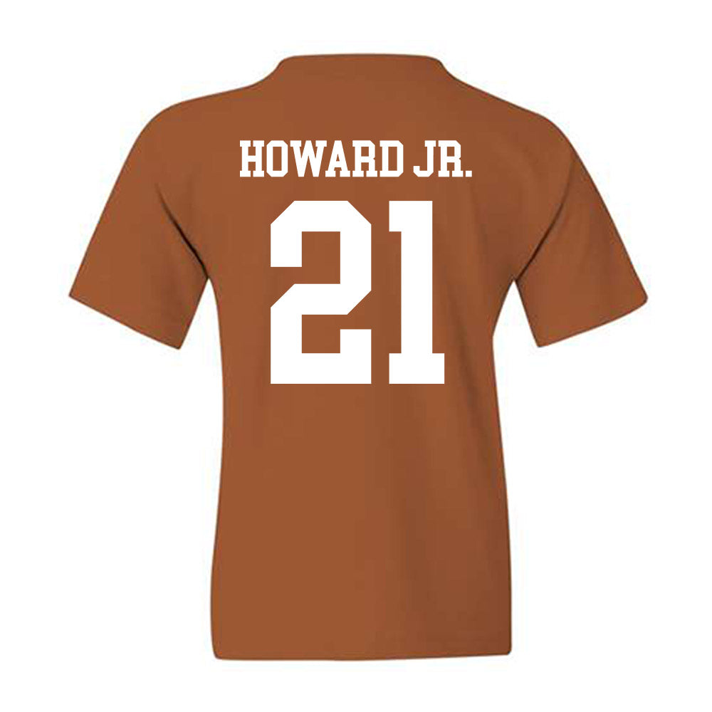 Texas - NCAA Football : Hayward Howard Jr. - Texcalibur Youth T-Shirt-1