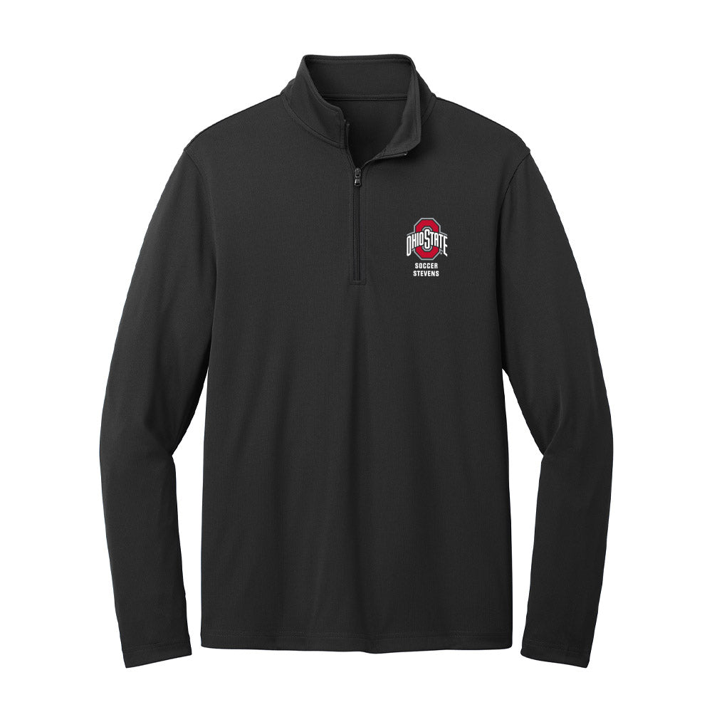 Ohio State - NCAA Women's Soccer : Mia Stevens - Lightweight Quarter Zip Jacket-0