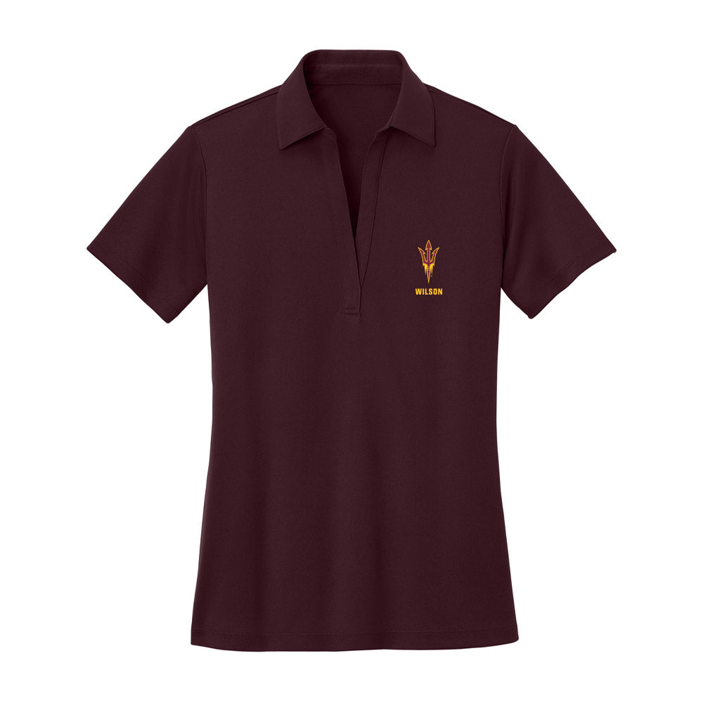 Arizona State - NCAA Football : Adrian Wilson - Women's Activewear Polo Shirt-0
