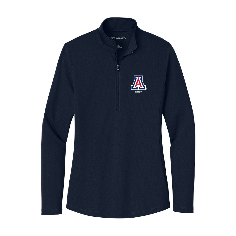 Arizona - NCAA Women's Soccer : Emerson Stoft Stoft - Women's Lightweight Quarter Zip Jacket-0