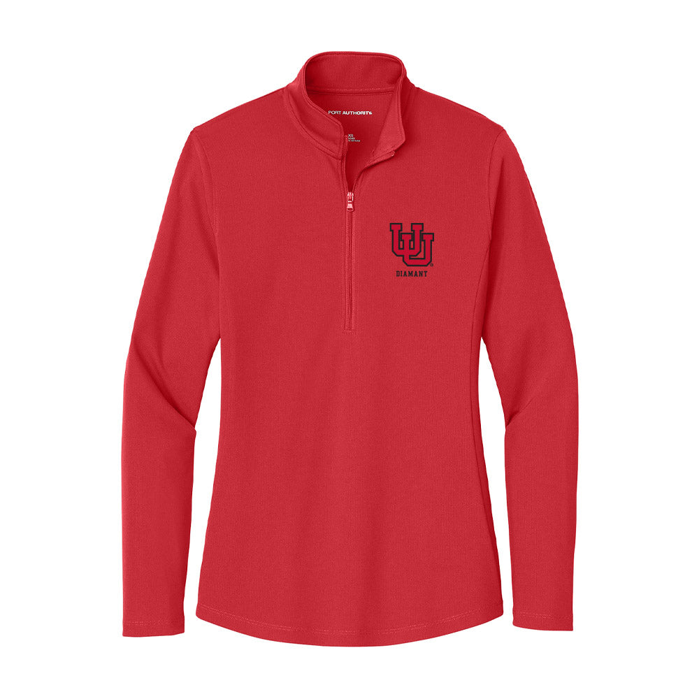 Utah - NCAA Baseball : Demitri Diamant - Women's Lightweight Quarter Zip Jacket-0