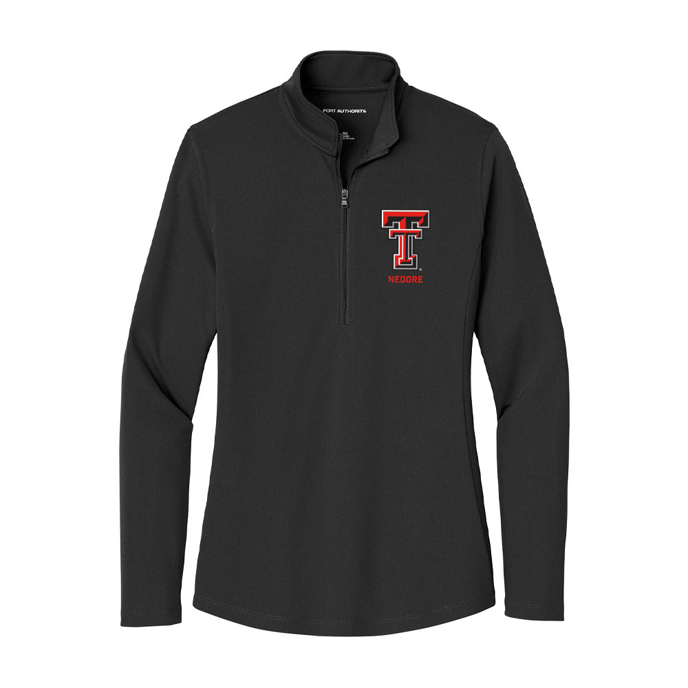 Texas Tech - NCAA Football : Ansel Nedore - Women's Lightweight Quarter Zip Jacket-0