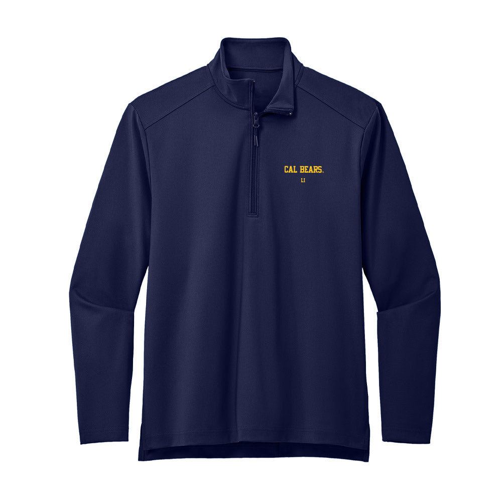 UC Berkeley - NCAA Women's Volleyball : Ashley Li - Premium Quarter Zip Jacket-0