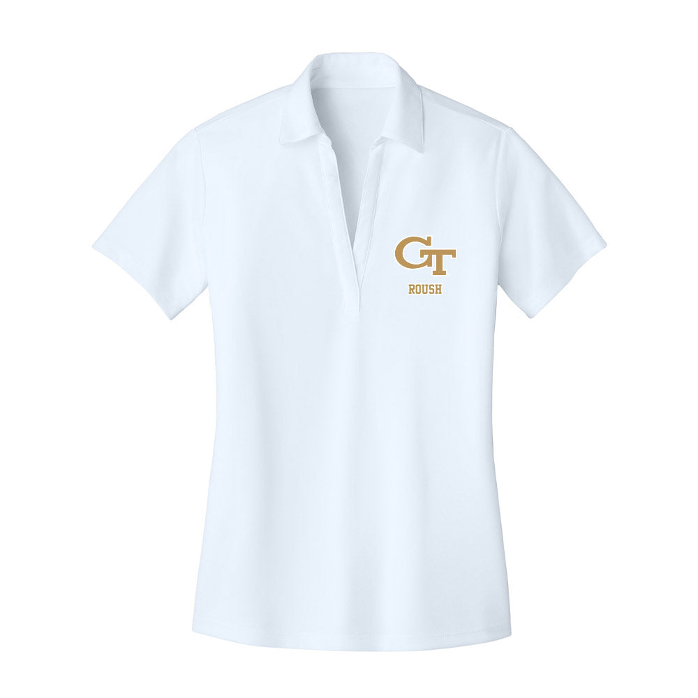 Georgia Tech - NCAA Football : Connor Roush - Women's Activewear Polo Shirt-0