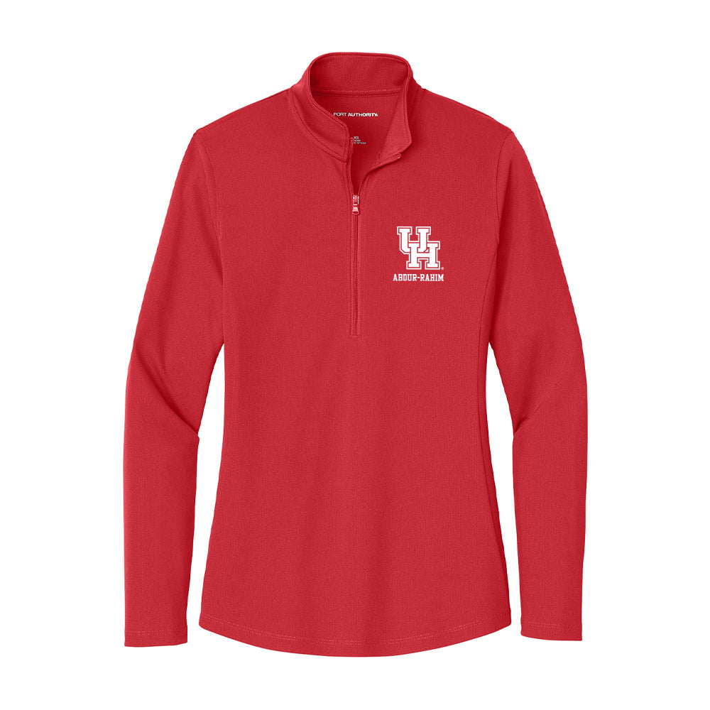 Houston - NCAA Women's Basketball : Amirah Abdur-Rahim - Women's Lightweight Quarter Zip Jacket-0