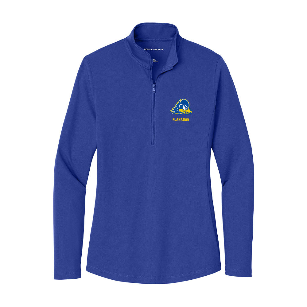 Delaware - NCAA Women's Cross Country : Julia Flanagan - Women's Lightweight Quarter Zip Jacket-0