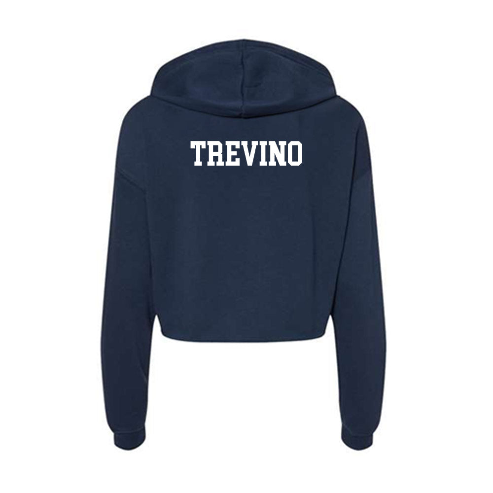 Kent State - NCAA Women's Gymnastics : Jaime Trevino - Women's Crop Fleece Hoodie-1