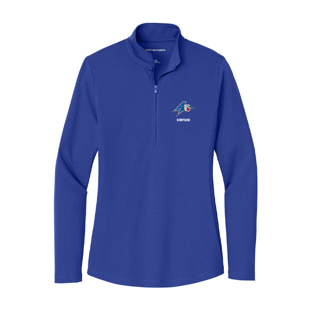 UNC Asheville - NCAA Women's Soccer : Olivia Simpson - Women's Lightweight Quarter Zip Jacket-0