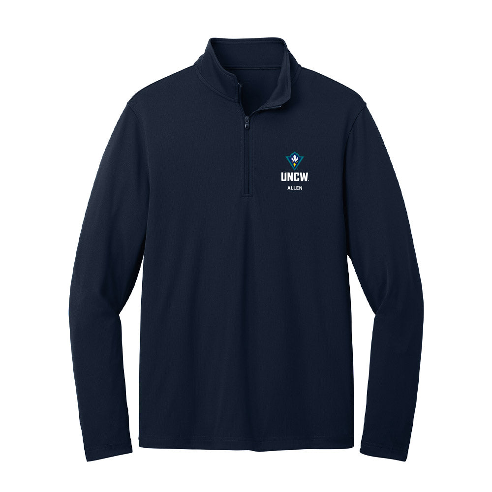 UNC Wilmington - NCAA Baseball : Cooper Allen - Lightweight Quarter Zip Jacket-0