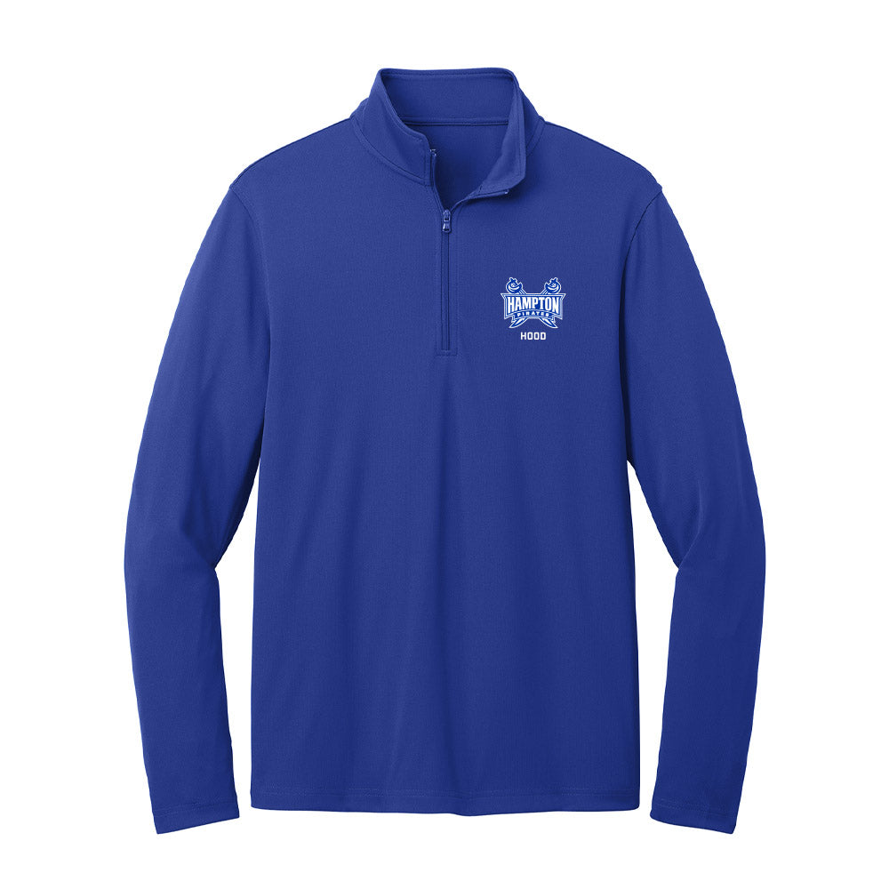 Hampton - NCAA Football : Christian Hood - Lightweight Quarter Zip Jacket-0