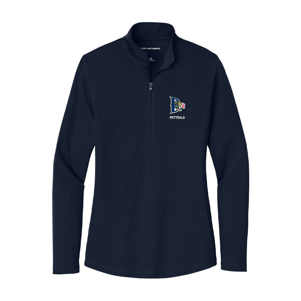 Drexel - NCAA Men's Lacrosse : Brady Potyrala - Women's Lightweight Quarter Zip Jacket-0