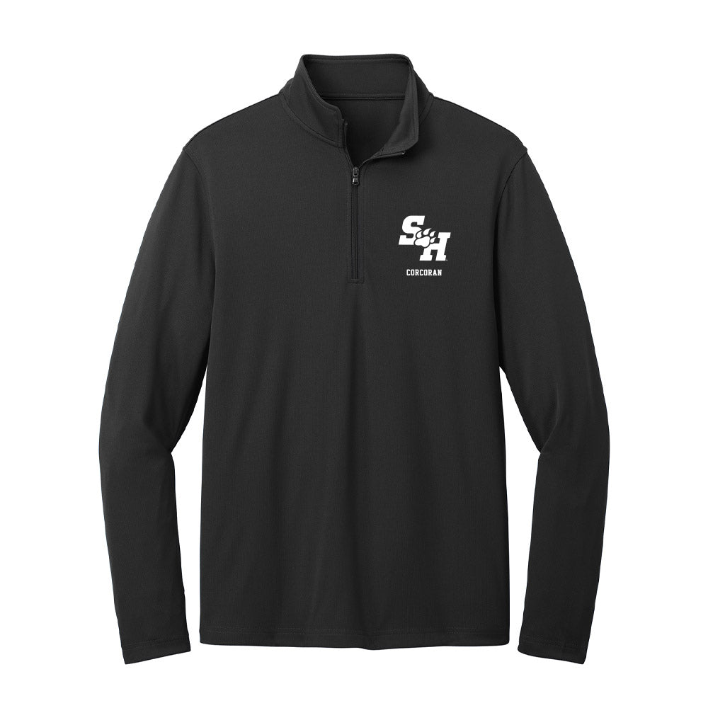 SHSU - NCAA Women's Basketball : annika corcoran - Lightweight Quarter Zip Jacket-0
