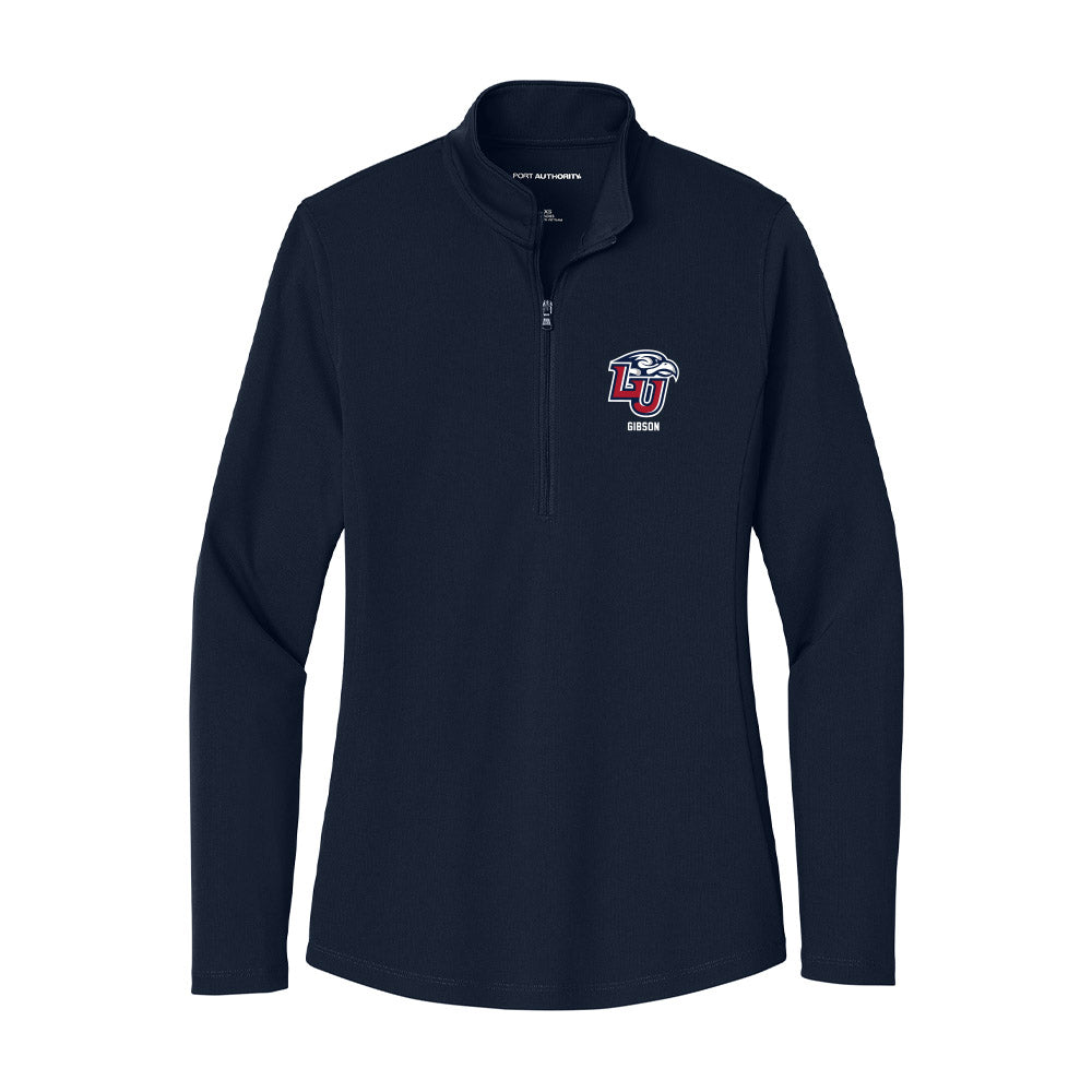 Liberty - NCAA Baseball : Riley Gibson - Women's Lightweight Quarter Zip Jacket-0
